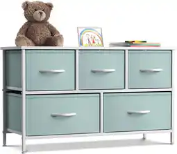Walmart Sorbus Dresser with 5 Drawers - Furniture Storage Chest for Kid’s, Teens, Bedroom offer