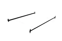 Walmart 76 Twin/Full Black Hook In Headboard/Footboard Steel Rails offer