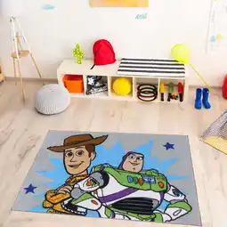 Walmart Disney Pixar Toy Story Friends Multicolor Kids Plush Youth Indoor Area Rug, 3'x5' offer