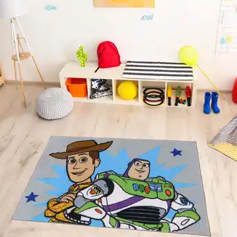 Walmart Disney Pixar Toy Story Friends Multicolor Kids Plush Youth Indoor Area Rug, 3'x5' offer