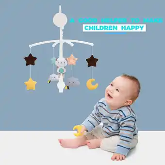Walmart Up to 40% off Gifts Oefntac Baby Toy 0-12 Months Crib Mobile Music Bed Rattle offer