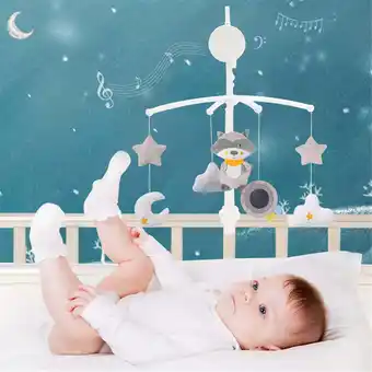 Walmart Mouliraty Mobile Musical Cradle Baby, 360 ° Rotatable Baby Crib Toy, Hanging offer