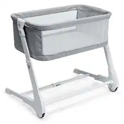 Walmart Costway Baby Side Bedside Sleeper Washable Mattress Height Adjustable Grey offer