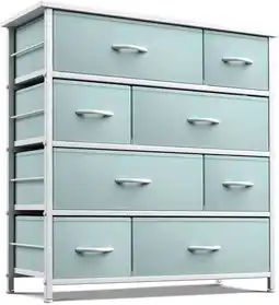 Walmart 8 Drawers Chest Dresser - Aqua offer