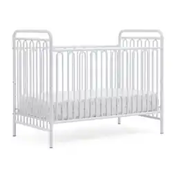 Walmart Delta Children Darcy 4-in-1 Metal Convertible Crib, White offer