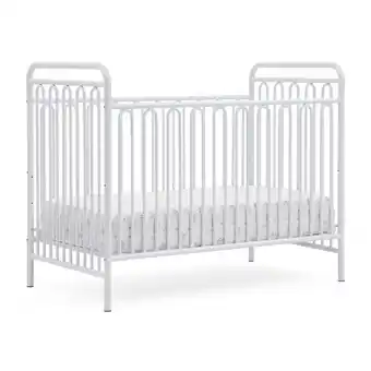 Walmart Delta Children Darcy 4-in-1 Metal Convertible Crib, White offer