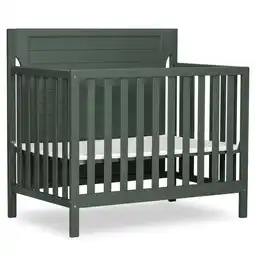 Walmart Dream On Me Bellport 4 in 1 Convertible Mini Crib In Green offer