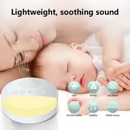 Walmart Kiplyki Baby Adult Comfort Portable White Noise Machine Breathing Night Light Sleep Instrument offer