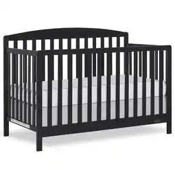 Walmart Dream On Me Odelle 5 in 1 Convertible Crib, Matt Black offer