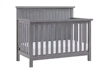 Walmart Soho Baby Everlee 4-in-1 Convertible Crib, Graystone offer