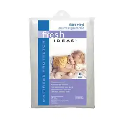 Walmart Fresh Ideas Waterproof Vinyl Fitted Mattress Protector, Queen offer