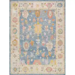 Walmart Pasargad Home Oushak Collection Hand-Knotted Wool Area Rug- 9'10 X 13' 1 offer