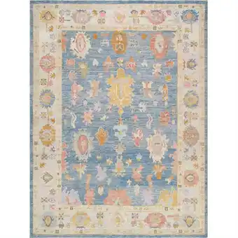 Walmart Pasargad Home Oushak Collection Hand-Knotted Wool Area Rug- 9'10 X 13' 1 offer