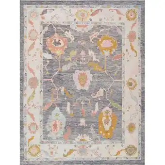 Walmart Pasargad Home Oushak Collection Hand-Knotted Wool Area Rug-10' 0 X 13' 2 offer