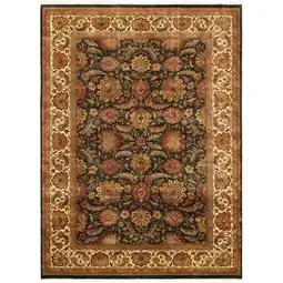 Walmart Pasargad Home Mogul Art Agra Collection Hand-Knotted Lamb's Wool Area Rug- 10' 2 X 14' 0 offer