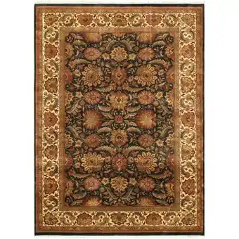 Walmart Pasargad Home Mogul Art Agra Collection Hand-Knotted Lamb's Wool Area Rug- 10' 2 X 14' 0 offer