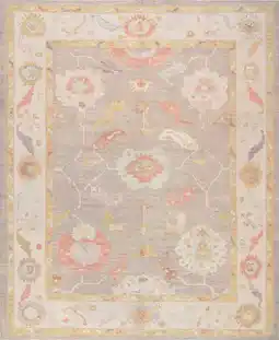Walmart Pasargad Home Oushak Collection Hand-Knotted Wool Area Rug-11'10 X 14' 4 offer
