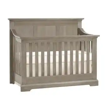 Walmart Ash Gray Solid and Manufactured Wood Standard Four In One Convertible Crib offer