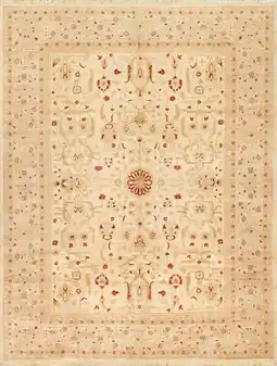 Walmart Pasargad Home Nomad Art Collection Hand-Knotted Lamb's Wool Area Rug- 9' 3' X 12' 2' offer