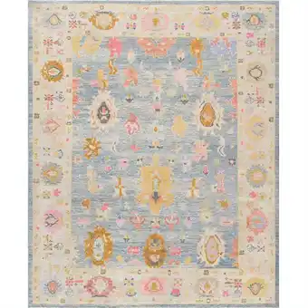 Walmart Pasargad Home Oushak Collection Hand-Knotted Wool Area Rug-11' 7 X 14' 2 offer
