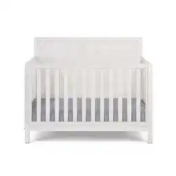 Walmart Gray Solid and Manufactured Wood Standard Four In One Convertible Crib offer