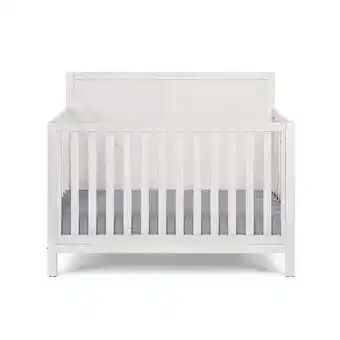 Walmart Gray Solid and Manufactured Wood Standard Four In One Convertible Crib offer