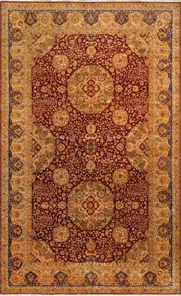 Walmart Pasargad Home Crown Jewel Agra 11' x 18' Hand-Knotted Lamb's Wool Red/Multi Rug - All Ages, Indoors offer