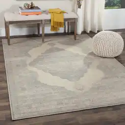 Walmart SAFAVIEH Paradise Randell Traditional Area Rug, Cream, 4' x 5'7 offer