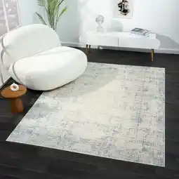 Walmart Lr Home Brooke 2' x 5' Blue Abstract Waterproof Non-Slip Machine Washable Indoor Area Rug offer