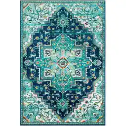 Walmart Surya Paramount Area Rug - Teal - 8 ft. 10 in. x 12 ft. 9 in offer
