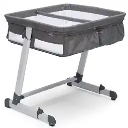 Walmart Delta Grey Bedside Baby Bassinet Bedside Sleeper For Twins offer