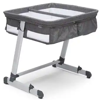 Walmart Delta Grey Bedside Baby Bassinet Bedside Sleeper For Twins offer
