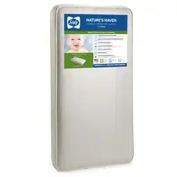 Walmart Sealy Nature's Haven Breathable Cotton Baby Crib Mattress, Toddler Mattress, Organic Cotton Cover offer
