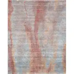 Walmart Pasargad Home Cosmo Collection Hand-Knotted Silk & Wool Area Rug- 8' 0 X 10' 4 offer
