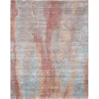 Walmart Pasargad Home Cosmo Collection Hand-Knotted Silk & Wool Area Rug- 8' 0 X 10' 4 offer