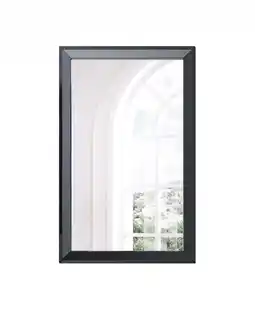 Walmart 32 X 2 X 51 Gloss Black Glass Mirror offer