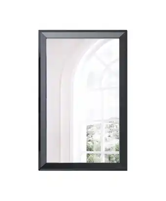 Walmart 32 X 2 X 51 Gloss Black Glass Mirror offer