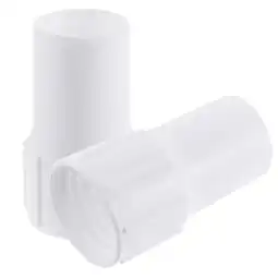 Walmart ELAYARD Vacuum Head Connector White Plastic for Swimming Pool Maintenance 2Pcs 3.7X2in offer