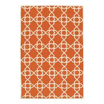 Walmart Pasargad Home AZ 9' x 12' Hand-Woven Lamb's Wool Coral/Ivory Rug - All Ages, Indoors offer