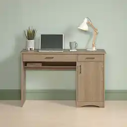 Walmart Sauder Beginnings Computer Desk, Summer Oak Finish offer