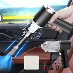 Walmart Arghm Handheld Car Vacuum Cleaner 120W 12.6x5.51in with USB for Portable Cleaning offer