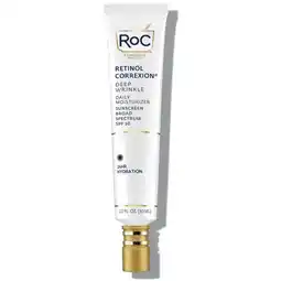 Walmart RoC Retinol Correxion Deep Wrinkle Daily Moisturizer, Broad Spectrum SPF 30, 1 fl oz offer