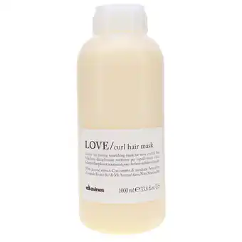 Walmart Davines LOVE Curl Hair Mask 33.8 oz offer