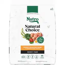 Walmart Nutro Natural Choice Senior Dry Dog Food, Chicken and Brown Rice Recipe, 30 lbs offer