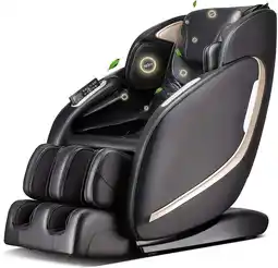 Walmart Easpearl Massage Chair Full Body Zero Gravity Shiatsu Massager with SL Track,Heat (Black) offer