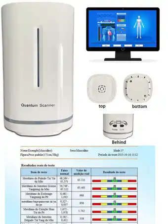 Walmart Newest Version MINI Quantum Magnetic Resonance Body Analyzer 52 Reports With English+Spanish Version offer