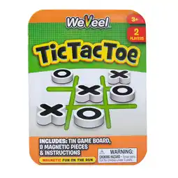Walmart Magnetic Tic Tac Toe Tin Game by WeVeel - Ages 3+ - Birthday Party Favors offer