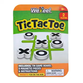 Walmart Magnetic Tic Tac Toe Tin Game by WeVeel - Ages 3+ - Birthday Party Favors offer