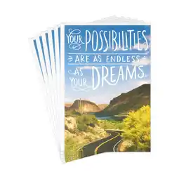 Walmart Hallmark Pack of Graduation Cards, Wonderful Future (6 Cards with Envelopes) offer