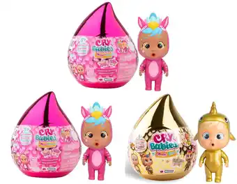 Walmart Cry Babies Magic Tears Golden and Pink Edition Capsules - 3 Pack offer